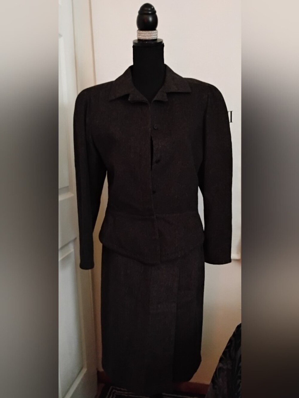 Vintage Versace Skirt Set / 2 Pc